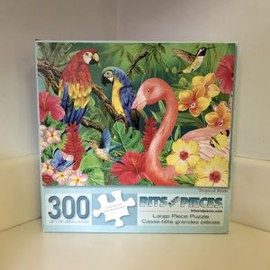 Bits and Pieces “Tropical Birds” 300 pc Puzzle
